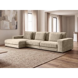 Minkštas kampas KAYALA 3+D (Dress Me Beige-15) K NAUJIENA